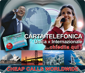 Carte telefoniche prepagate - Internazionali
