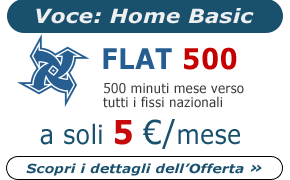 Offerta Voce: Flat 500 - Home Basic