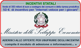 Adesione agli Incentivi Statali previsti per Internet Veloce