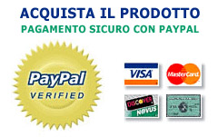 Acquista il prodotto in offerta e paga con Paypal o carta di credito